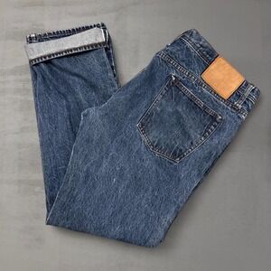 The Unbranded Brand UB201 Tapered Selvedge Jeans Blue 14.5oz Denim 40